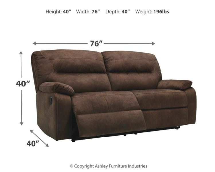 Ashley Living Room Bolzano Reclining Sofa 9380281