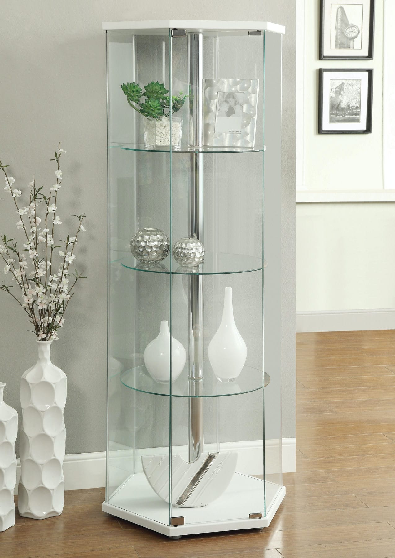 Coaster Living Room Curio Cabinet 950001