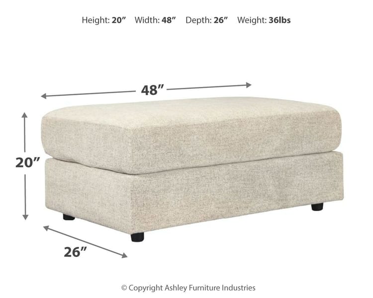 Ashley Living Room Soletren Oversized Ottoman 9510408
