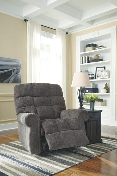 Ashley Living Room Ernestine Power Lift Recliner 9760112