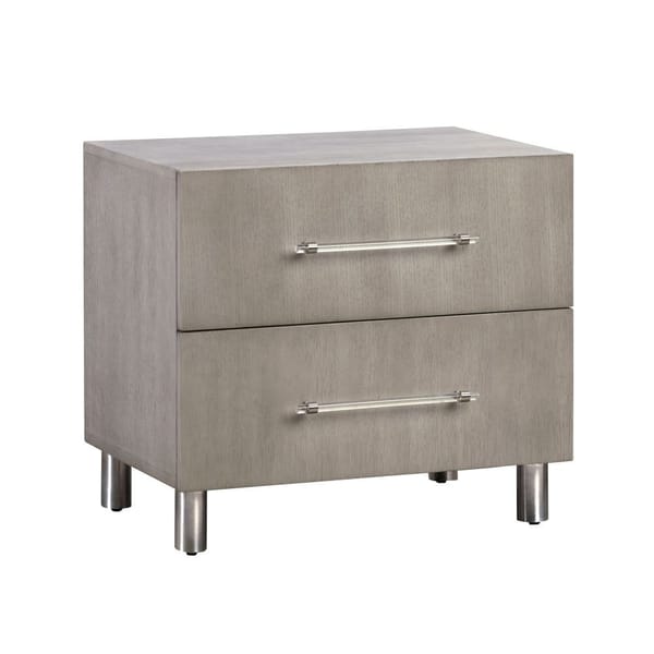 Modus Bedroom Argento Nightstand In Misty Grey 9DM881