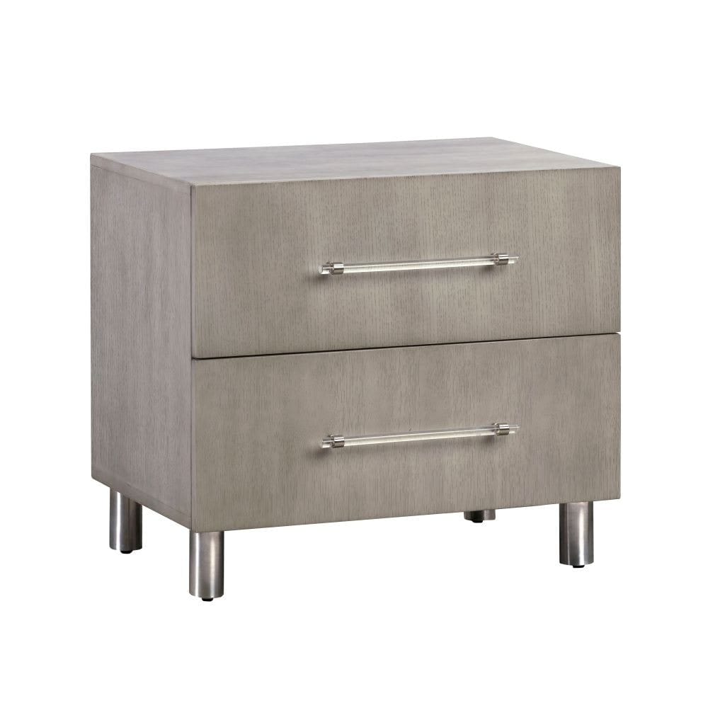 Modus Bedroom Argento Nightstand In Misty Grey 9DM881
