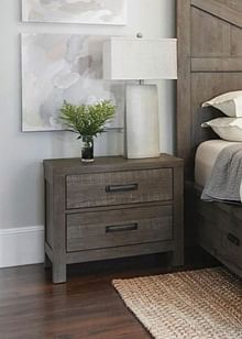 Modus Bedroom Taryn Nightstand In Rustic Grey 9Y1381
