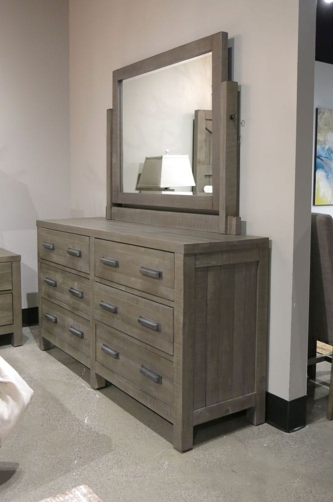 Modus Bedroom Taryn Dresser In Rustic Grey 9Y1382