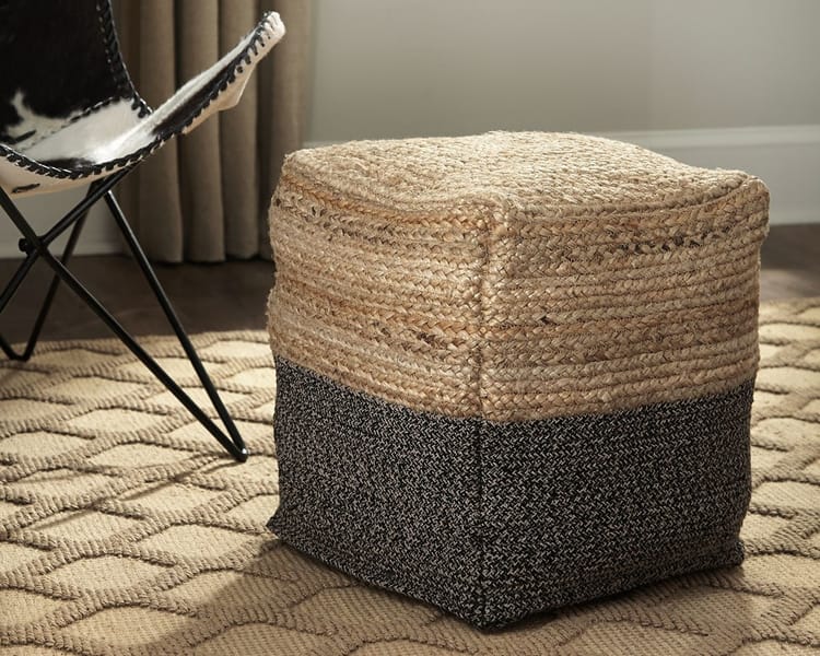 Ashley Living Room Sweed Valley Pouf A1000422