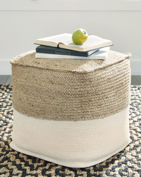 Ashley Living Room Sweed Valley Pouf A1000831