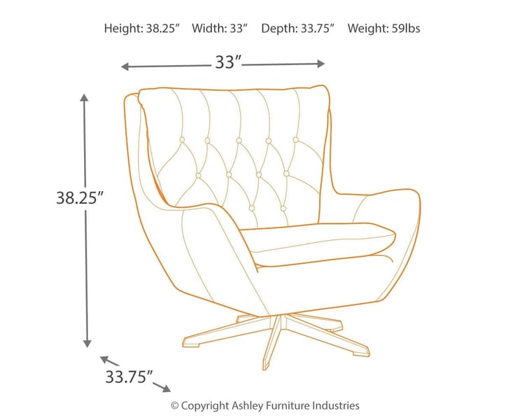 Ashley Living Room Velburg Accent Chair A3000052
