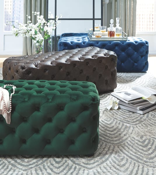 Ashley Living Room Lister Accent Ottoman A3000171