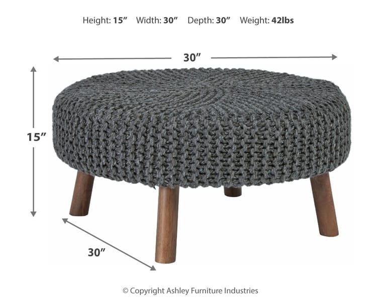 Ashley Living Room Jassmyn Oversized Accent Ottoman A3000216