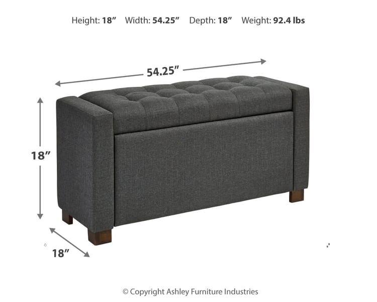 Ashley Living Room Cortwell Storage Bench A3000224