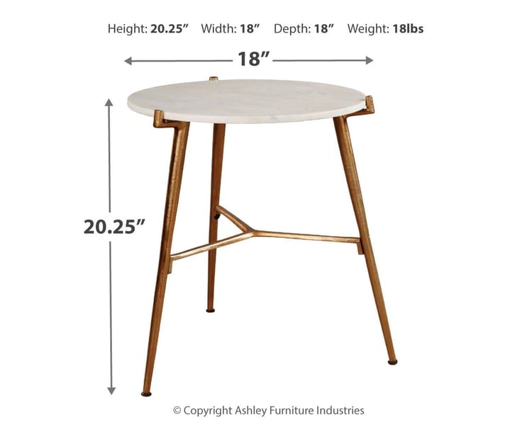 Ashley Living Room Chadton Accent Table A4000004