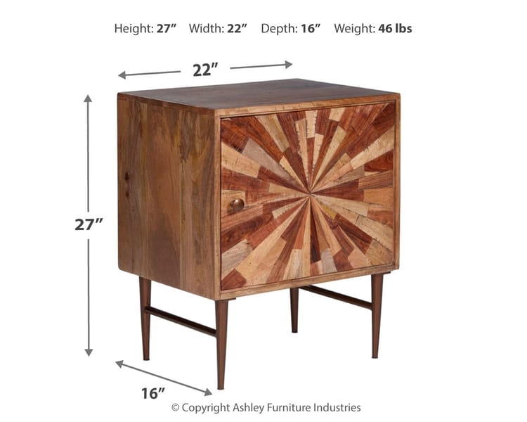 Ashley Living Room Dorvale Accent Cabinet A4000266