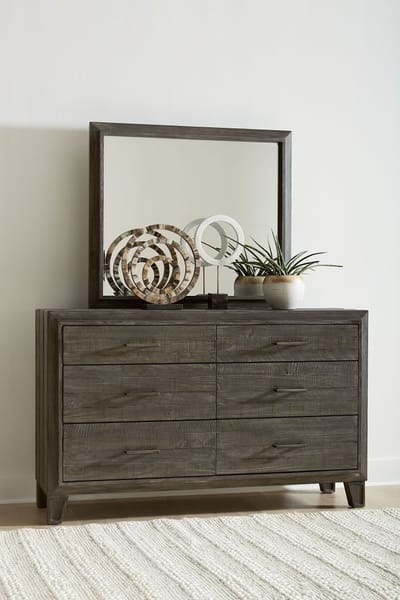 Modus Bedroom Hadley Six-Drawer Dresser In Onyx A4H682