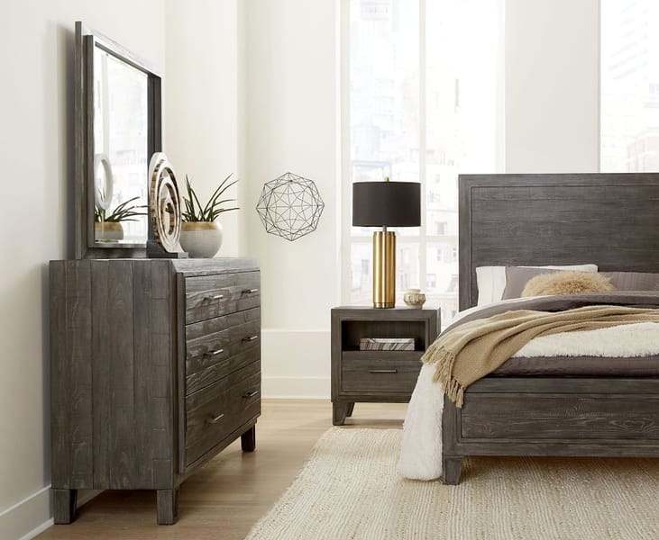 Modus Bedroom Hadley Six-Drawer Dresser In Onyx A4H682