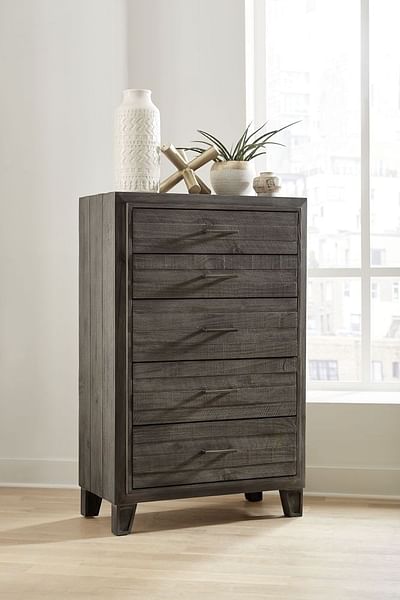 Modus Bedroom Hadley Five-Drawer Chest In Onyx A4H684