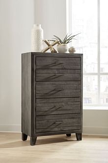Modus Bedroom Hadley Five-Drawer Chest In Onyx A4H684