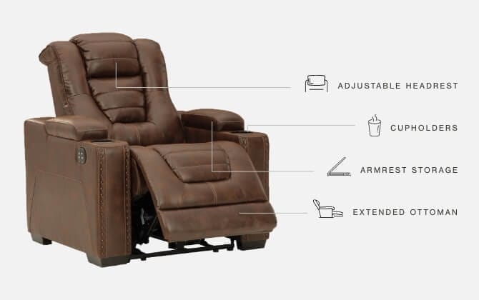 Ashley Living Room Owner's Box Power Recliner 2450513