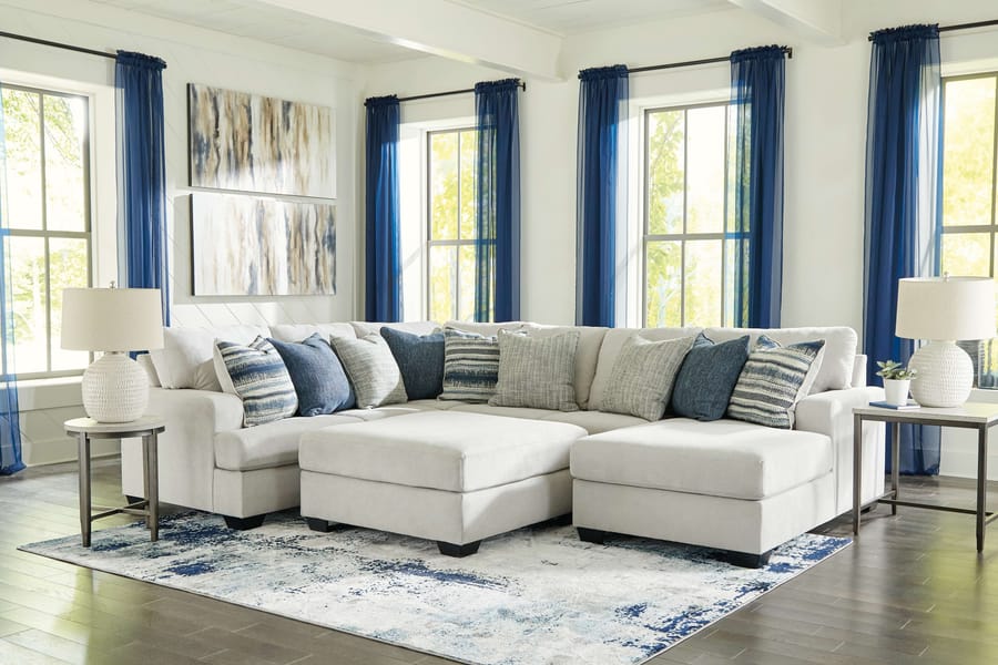 Ashley Living Room Left Arm Facing Loveseat Sectional 13611-55-77-34-17-08