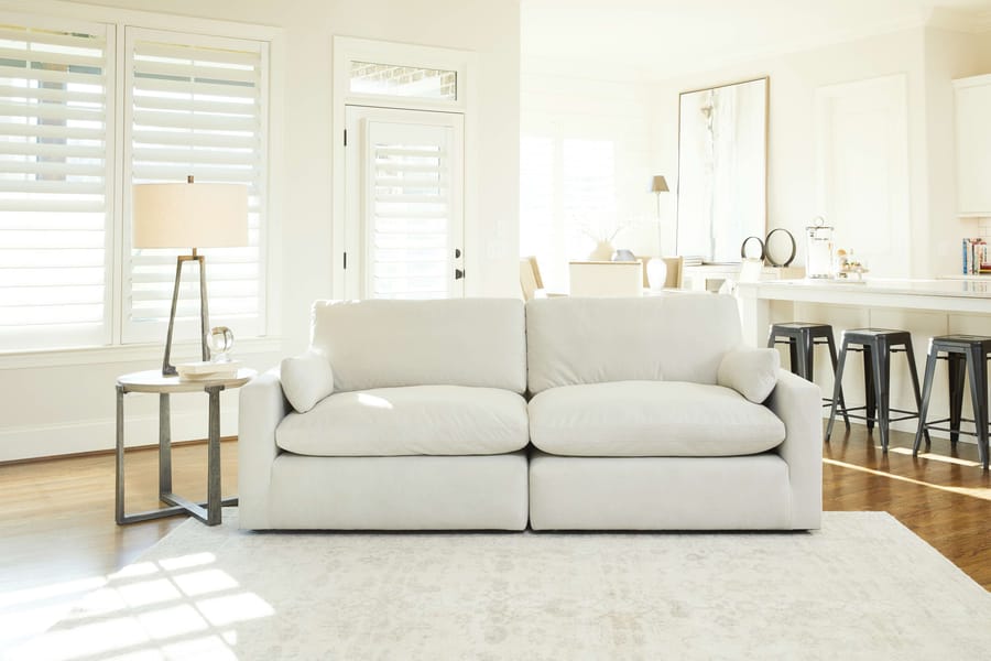 Ashley Living Room Left Arm Facing Chair Sectional 15704-64-65