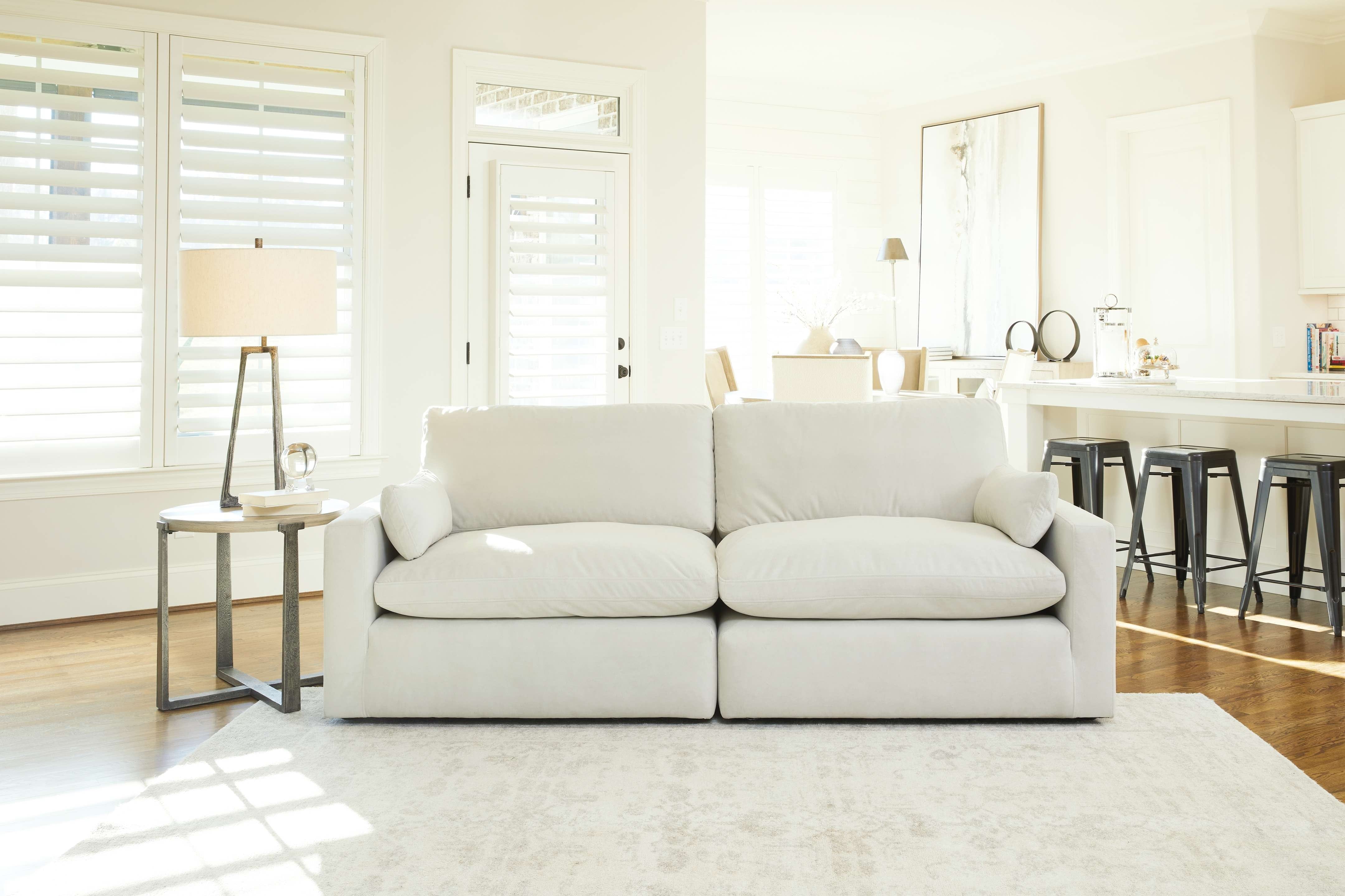 Ashley Living Room Left Arm Facing Chair Sectional 15704-64-65