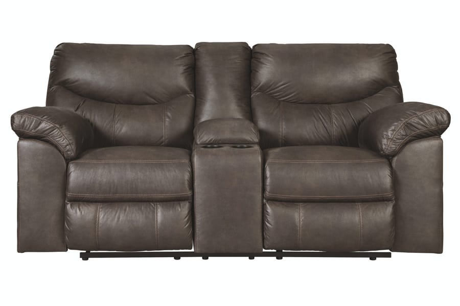 Ashley Living Room Boxberg Reclining Loveseat with Console 3380394