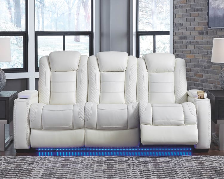 Midnight 2 Piece Power Sofa and Loveseat Set