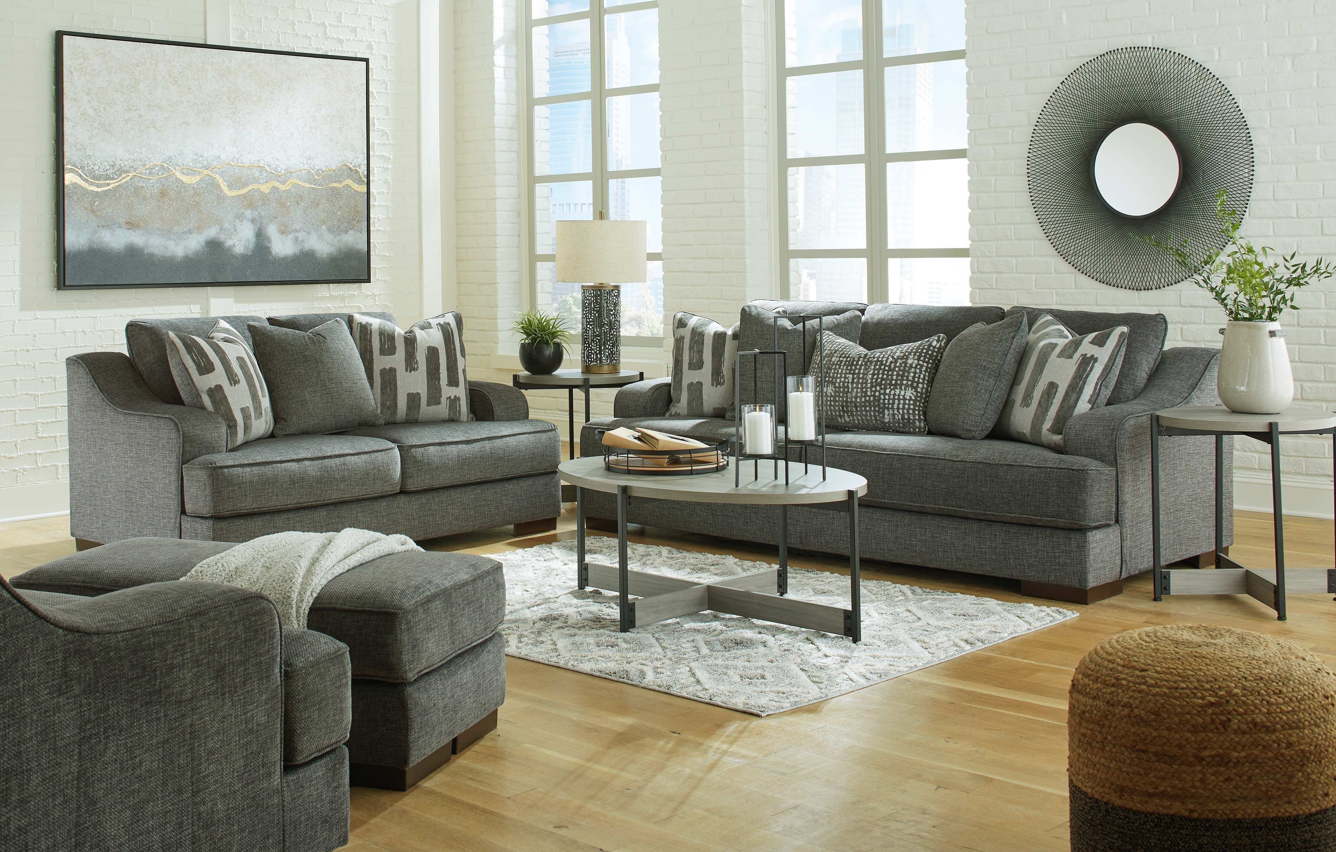 Living Room Sets Ashley 4 Piece Sofa Loveseat Chair And Ottoman Set 50010 38 35 23 14 At Istyle Furniture