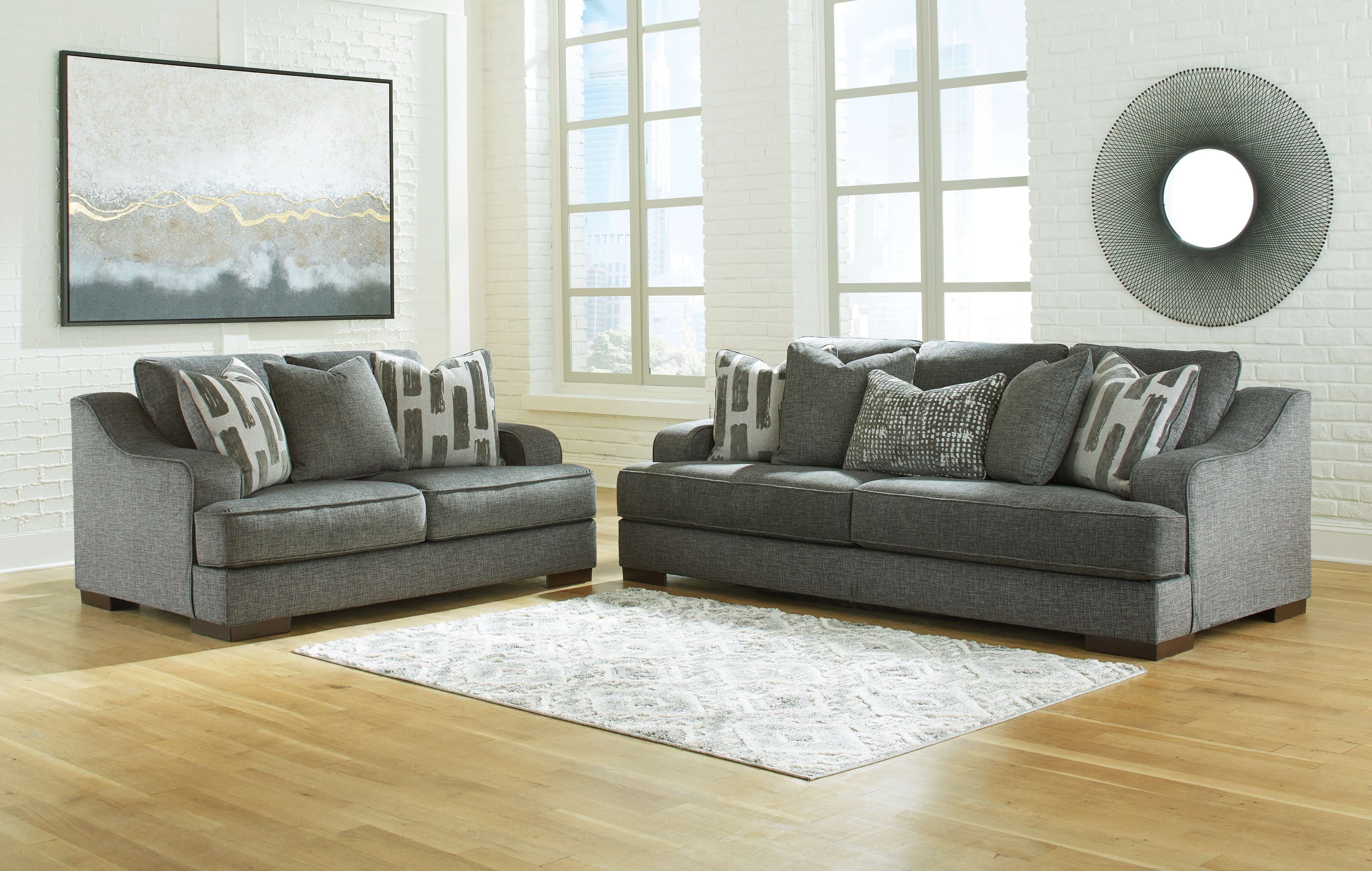 Ashley Living Room 2 Piece Sofa and Loveseat Set 50010-38-35