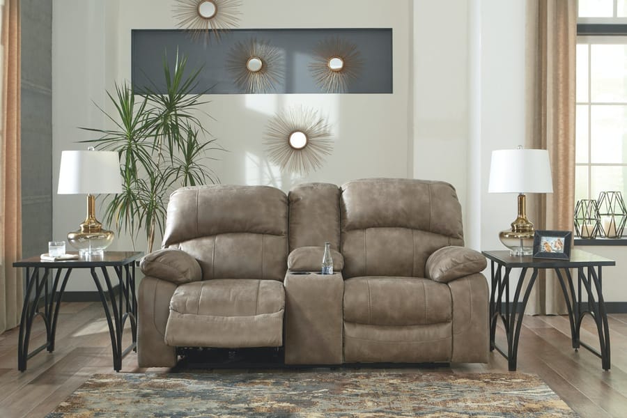 Signature Design by Ashley Dunwell Power Reclining Loveseat with Console 5160218 - Portland, OR | Key Home Furnishings