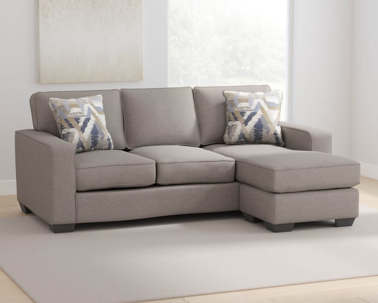 Ashley Living Room 3 Piece Sofa Chaise, Chair, and Ottoman Set 55104-18-20-14