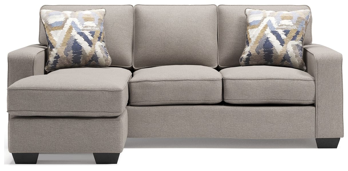 Ashley Living Room 3 Piece Sofa Chaise, Chair, and Ottoman Set 55104-18-20-14
