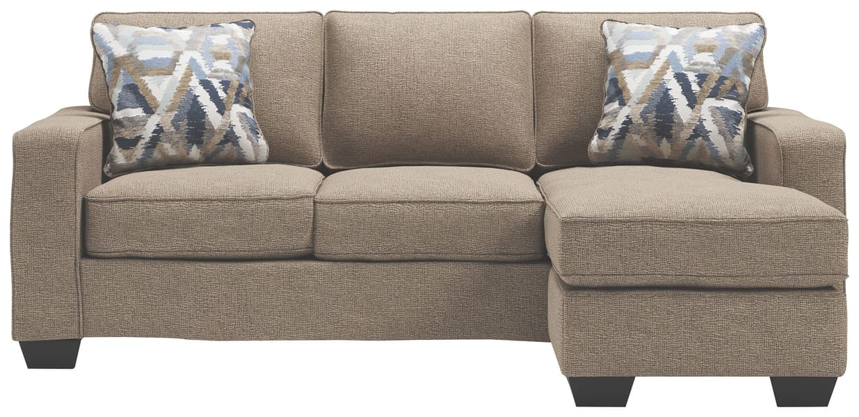 Ashley Living Room 3 Piece Sofa Chaise, Chair, and Ottoman Set 55105-18-20-14