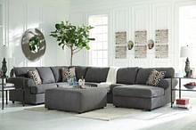 Ashley Jayceon LAF Sofa, Armless Loveseat, RAF Corner Chaise & Ottoman Sectional - Portland, OR | Key Home Furnishings