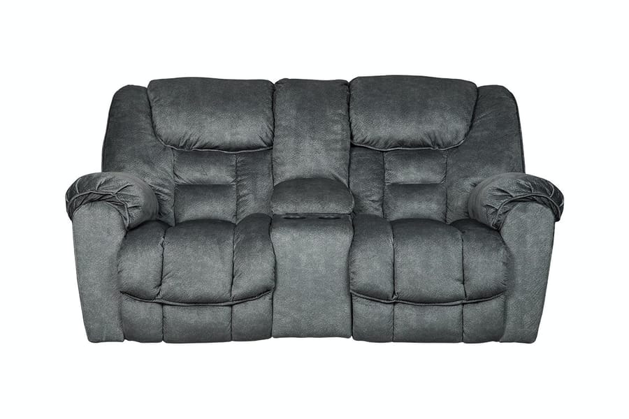 Ashley Living Room Capehorn Reclining Loveseat with Console 7690294