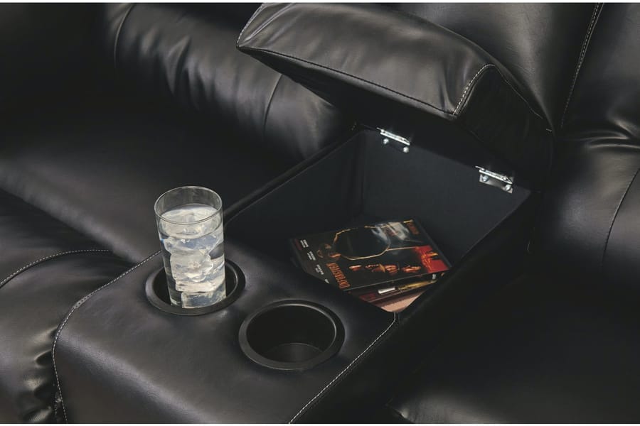 Ashley Living Room Vacherie Reclining Loveseat with Console 7930894