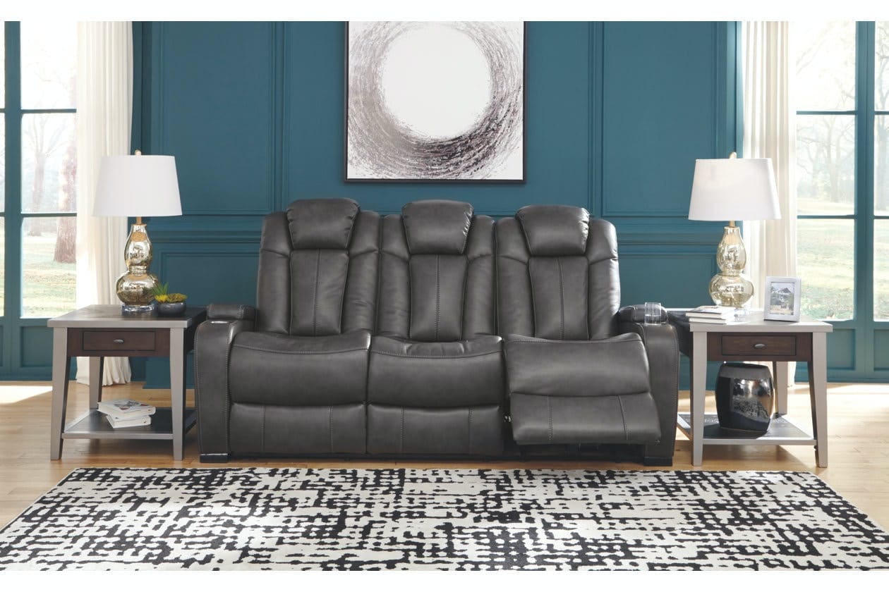 Ashley Living Room Turbulance Power Reclining Sofa 8500115