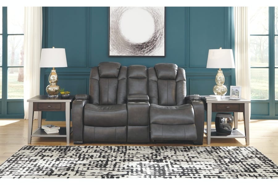 Ashley Living Room Turbulance Power Reclining Loveseat 8500118