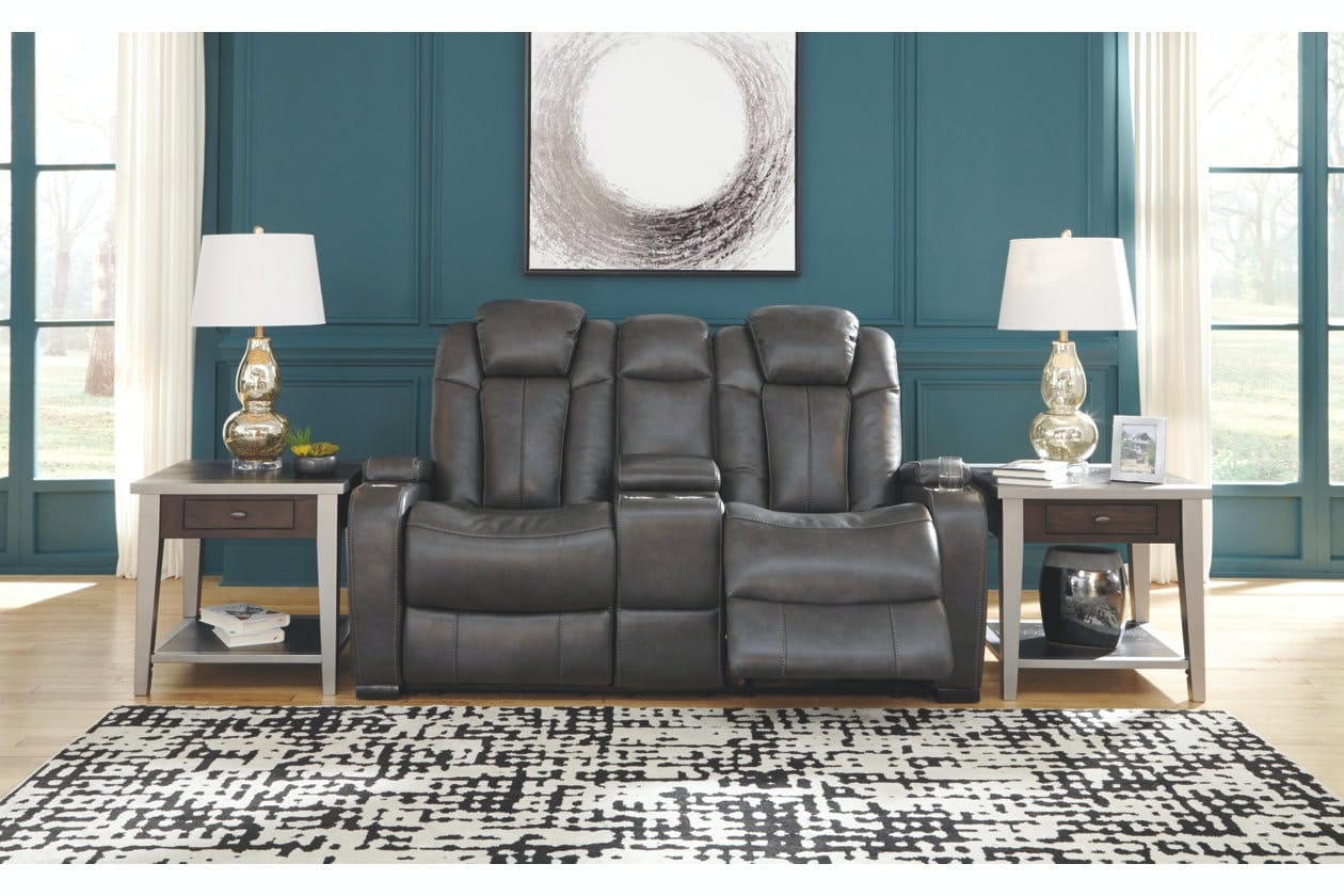 Ashley Living Room Turbulance Power Reclining Loveseat 8500118