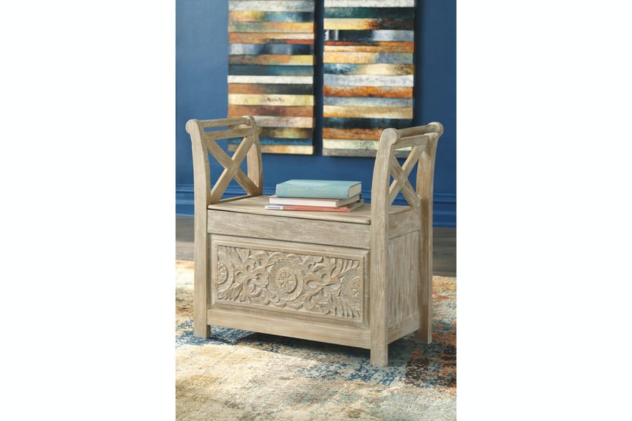 Ashley Living Room Fossil Ridge Accent Bench A4000001
