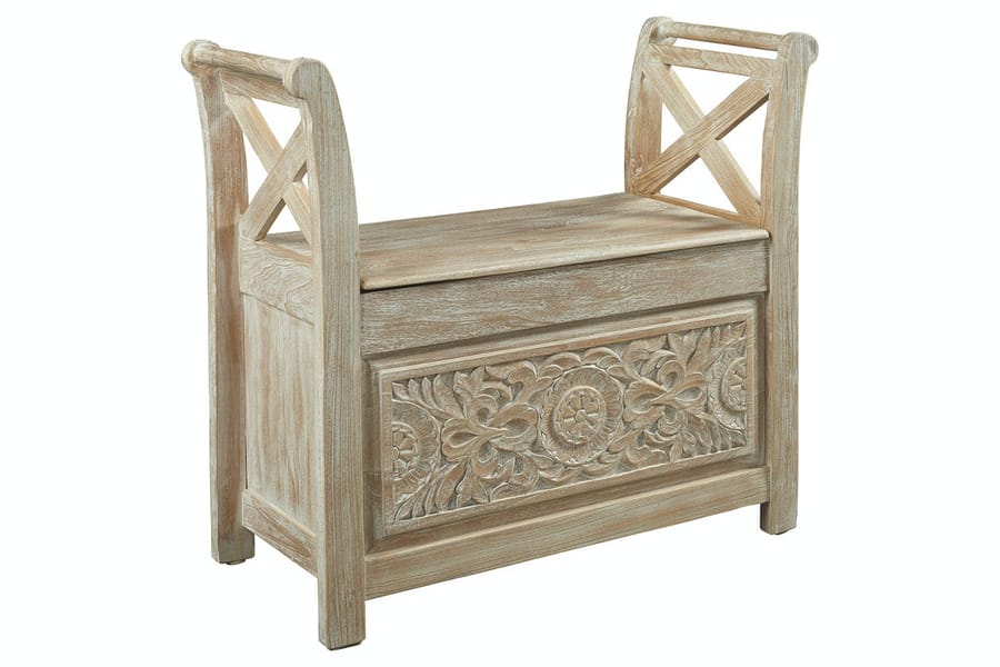 Ashley Living Room Fossil Ridge Accent Bench A4000001