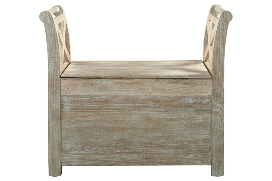 Ashley Living Room Fossil Ridge Accent Bench A4000001