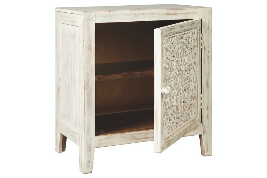 Ashley Living Room Fossil Ridge Accent Cabinet A4000008