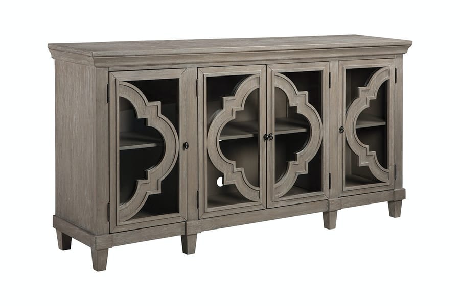 Ashley Living Room Fossil Ridge Accent Cabinet A4000037