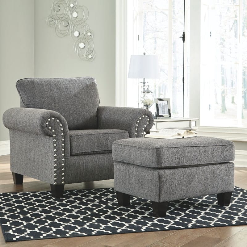 Ashley Living Room Chair with Ottoman 78701-20-14
