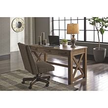 Ashley Living Room Lift Top Desk and Swivel Desk Chair H837-54-H200-05