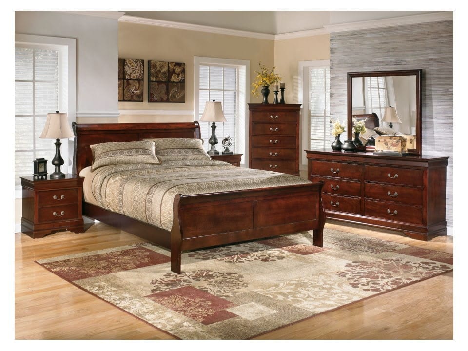 Ashley Alisdair 5 Piece Queen Bed Set - Portland, OR | Key Home Furnishings