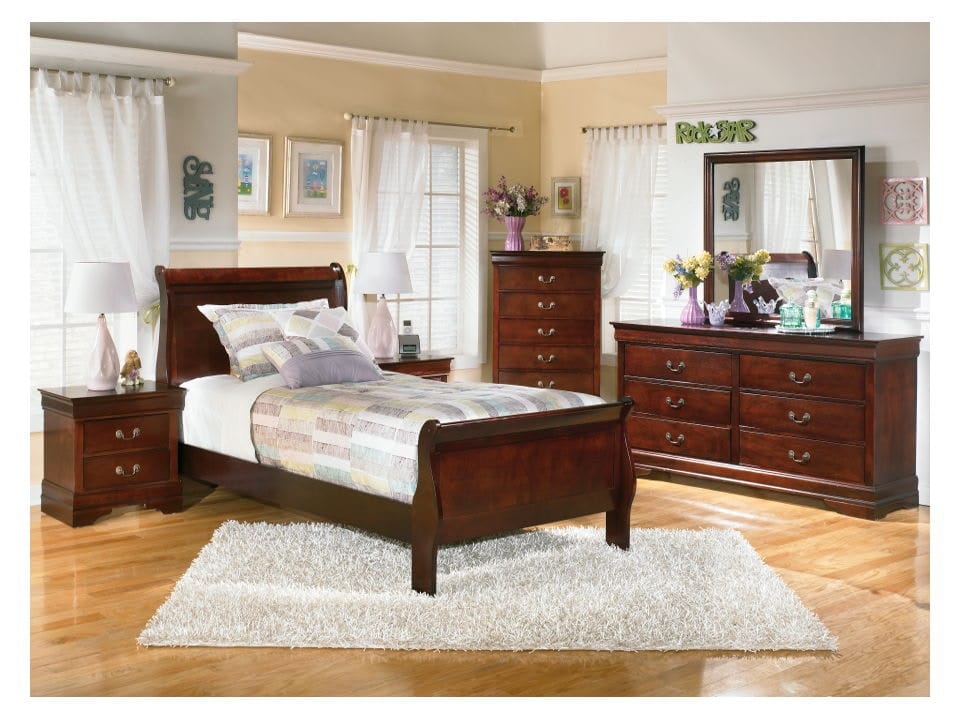 Ashley Bedroom Alisdair 4 Piece Twin Bed Set B376-31-36-53-83