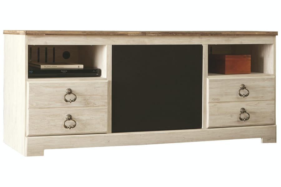 Ashley Home Entertainment LG TV Stand w and Fireplace Option W267-68