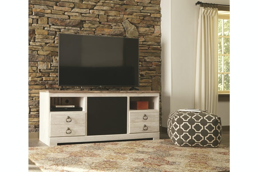 Ashley Home Entertainment LG TV Stand w and Fireplace Option W267-68