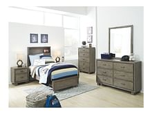 Ashley Bedroom 7 Piece Twin Storage Bed Set B552-31-36-46-53-83-92-2